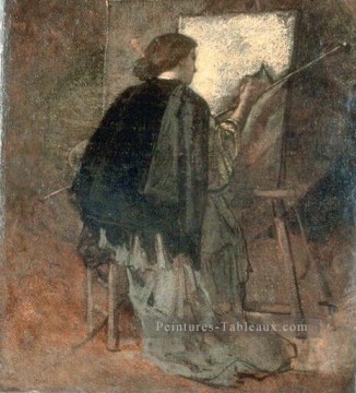  Thomas Peintre - eleve americaine figure peignant peintre Thomas Couture